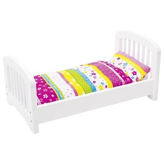 Poppenbed met beddengoed - Susibelle | Goki