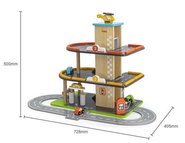 Parkeergarage met Lift inclusief Accessoires | Vigatoys